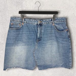 Asos Plus Size Denim Skirt